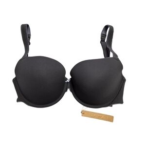 SKIMS FITS EVERYBODY PUSHUP  PICOT T SHIRT BRA ASH CONTRAST 32DDD NWT